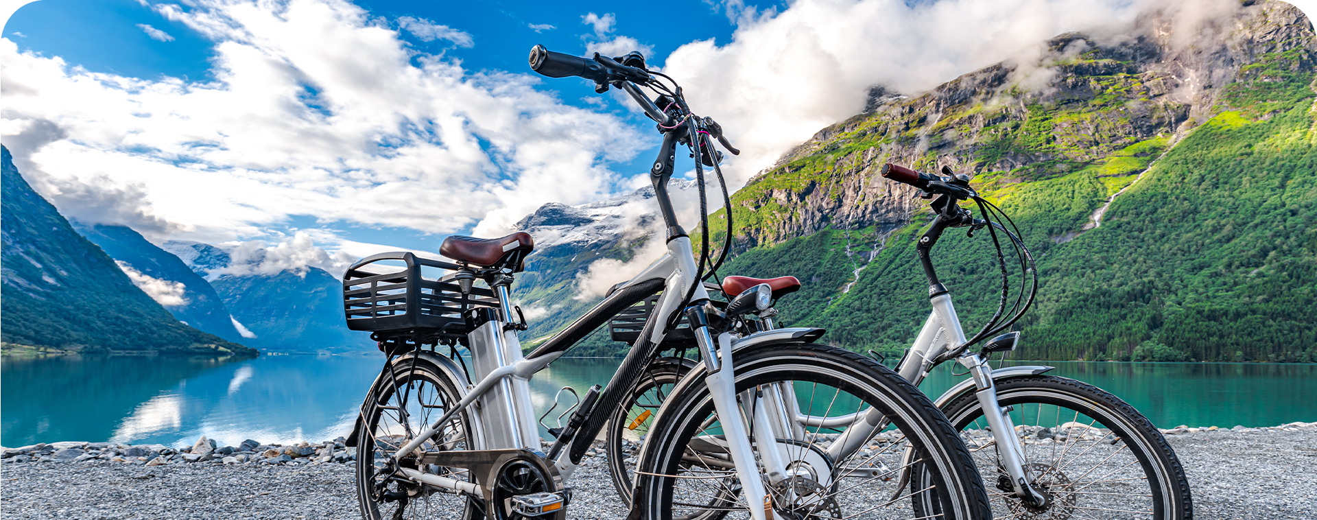 Gemeinsam genutzte Elektrofahrräder